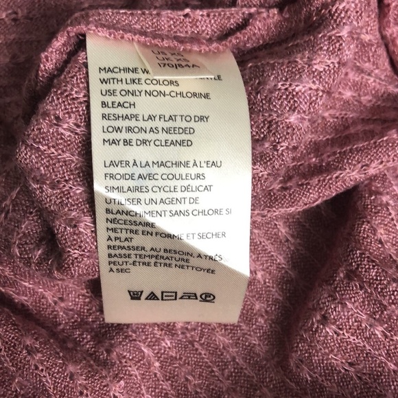 💛 XS 💛 NWT Anthro Sweater Ribbed Soft Cowl Neck Ruffled​ - Picture 6 of 6